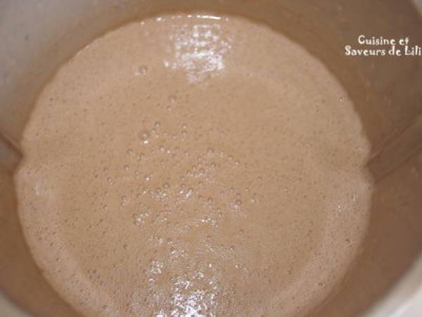 Crème dessert au Gianduja - Préparation etape 4