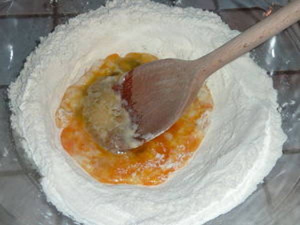 Tagliatelles maison aux noix de pétoncles et aux coques - Préparation etape 4