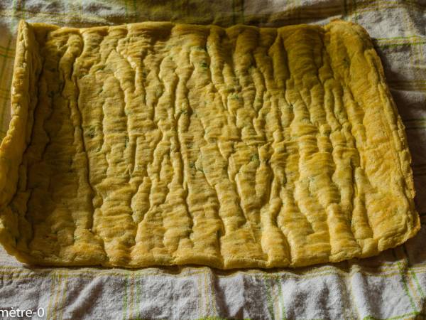 Roulé apéro au roquefort et aux noix - Préparation etape 2