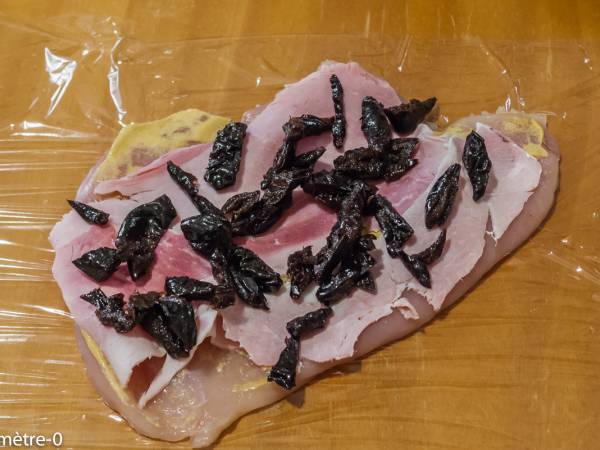Escalopes de poulet aux pruneaux - Préparation etape 2
