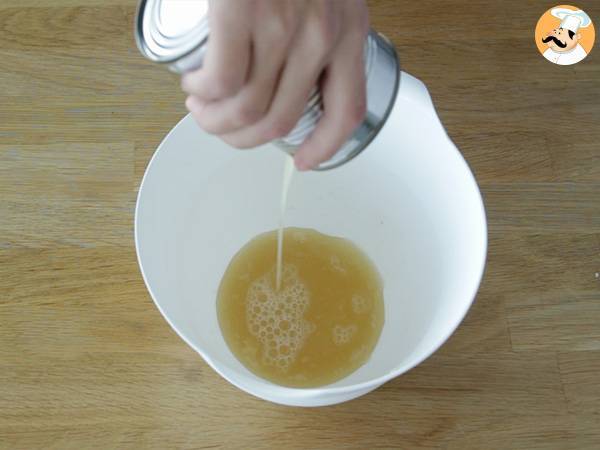 Mousse au chocolat vegan sans oeufs et sans lait - Préparation etape 1