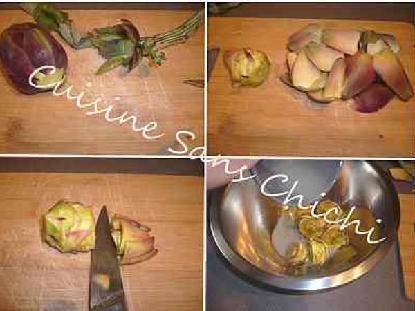 Ragoût d'agneau aux artichauts - Préparation etape 1