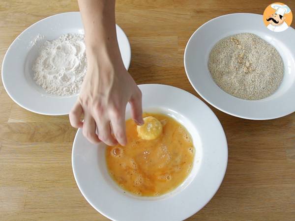 Mini Babybels panés - Préparation etape 2