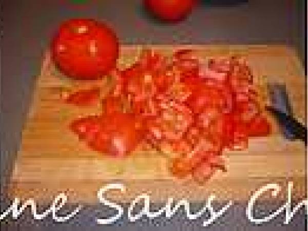 Millefeuille de tuiles de parmesan au jambon cru. - Préparation etape 1