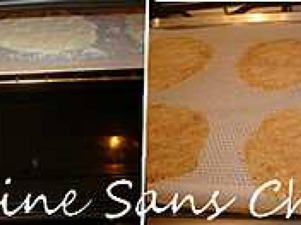 Millefeuille de tuiles de parmesan au jambon cru. - Préparation etape 5