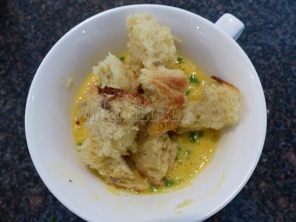 Mug quiche jambon fromage - Préparation etape 5