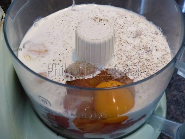 Terrine de poulet aux champignons - Préparation etape 4