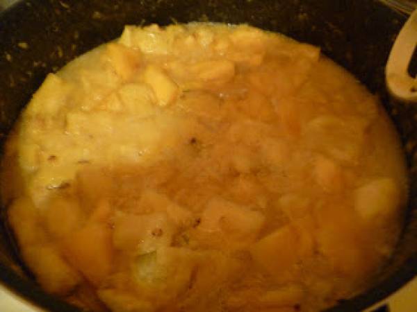 Confiture d'été: mangue / ananas - Préparation etape 3