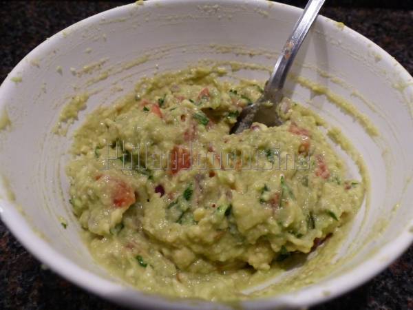 Guacamole mexicain - Préparation etape 4