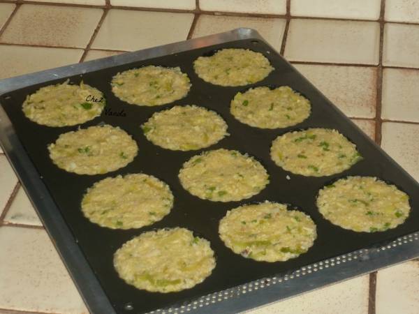 Galettes de millet, poireaux et comté - Préparation etape 1