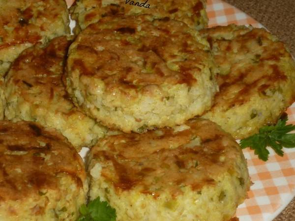 Galettes de millet, poireaux et comté - Préparation etape 3