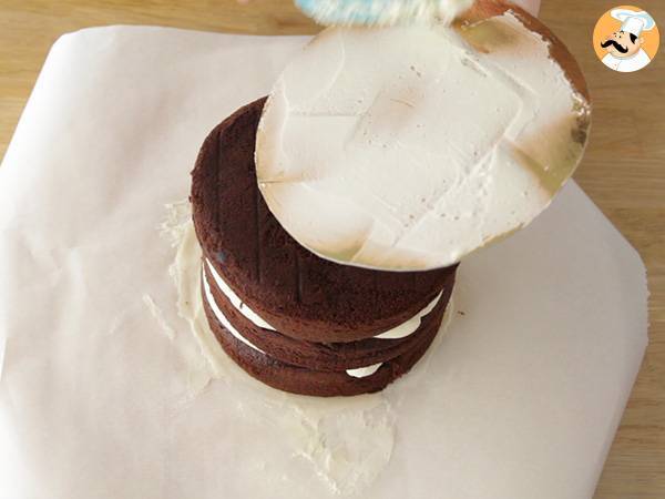 Gâteau en pâte à sucre PtitChef pas à pas et en video - Préparation etape 15