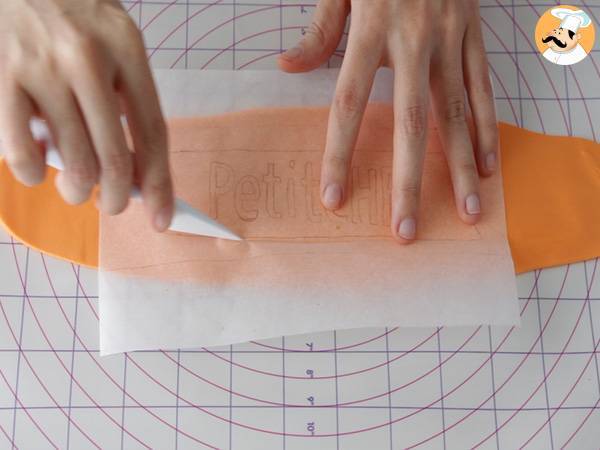 Gâteau en pâte à sucre PtitChef pas à pas et en video - Préparation etape 18