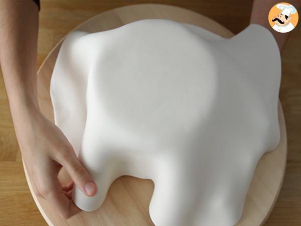 Gâteau en pâte à sucre PtitChef pas à pas et en video - Préparation etape 26