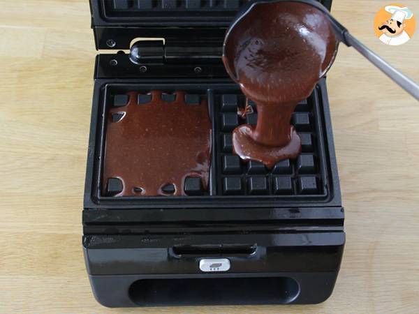 Gaufres brownie - Préparation etape 3