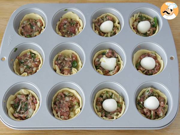 Mini pâtés de Pâques - Préparation etape 6