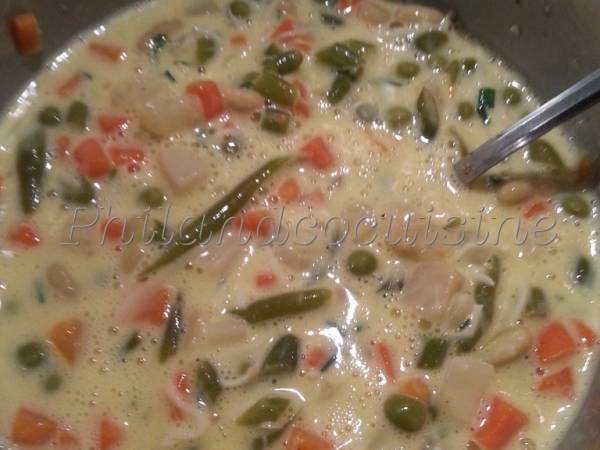 Terrine de macédoine aux œufs ultra rapide - Préparation etape 3