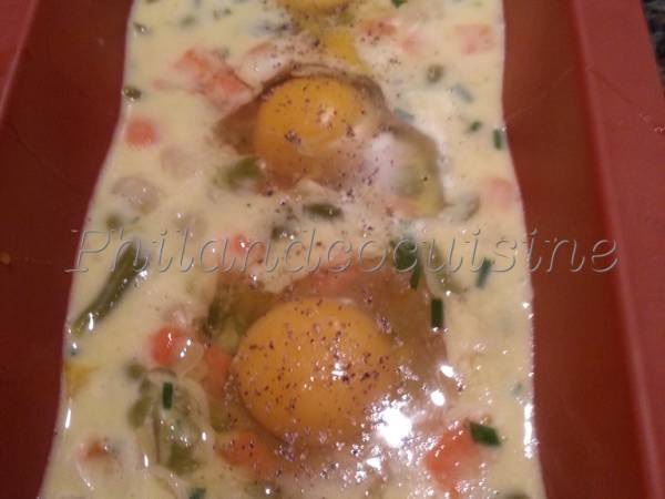 Terrine de macédoine aux œufs ultra rapide - Préparation etape 5