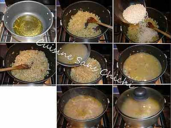 Risotto aux moules de bouchot - Préparation etape 7