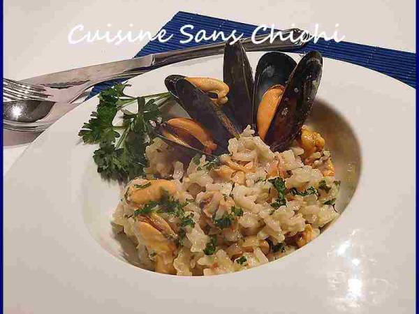 Risotto aux moules de bouchot - Préparation etape 9