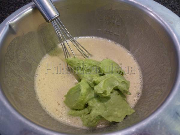 Fondant au chocolat et à l'avocat - Préparation etape 3