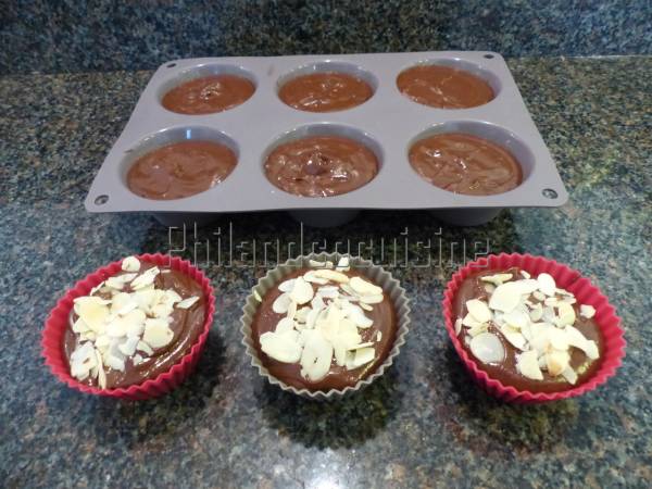 Fondant au chocolat et à l'avocat - Préparation etape 5