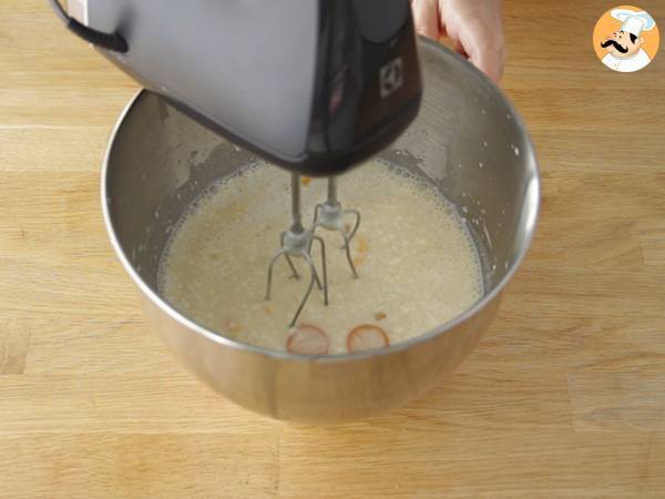 Flan fondant au mascarpone et caramel - Préparation etape 2