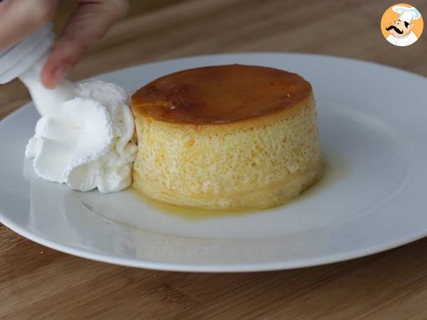 Flan fondant au mascarpone et caramel - Préparation etape 8
