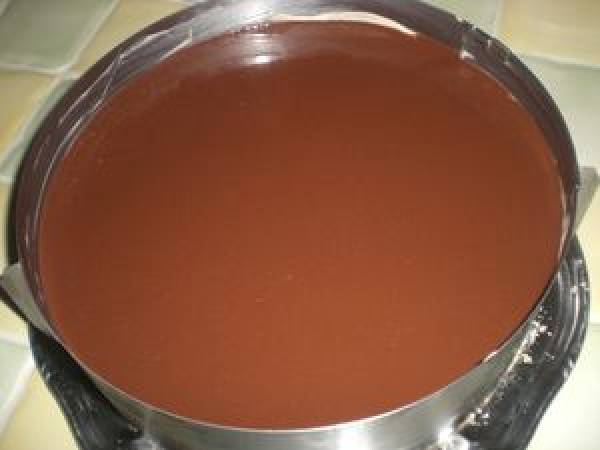 ENTREMET CHOCOLAT PISTACHE - Préparation etape 11