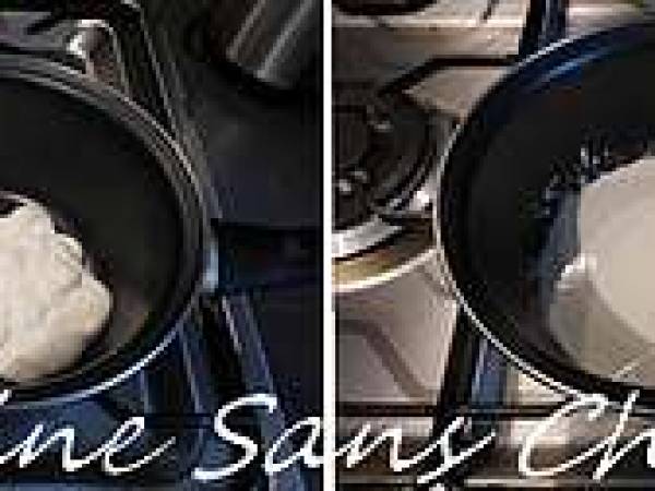 Macarons oeufs de Pâques à la ganache montée au chocolat - Préparation etape 2