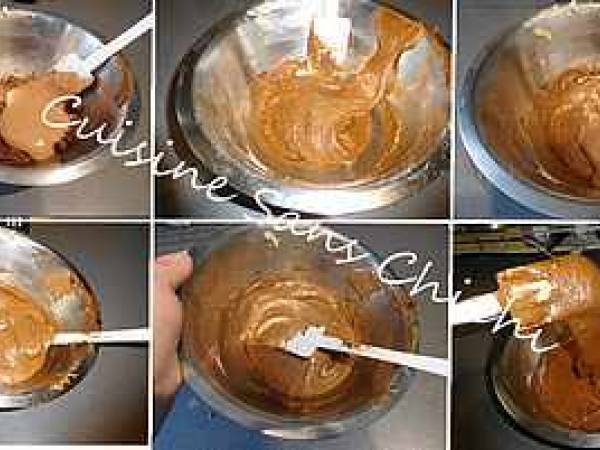 Macarons oeufs de Pâques à la ganache montée au chocolat - Préparation etape 11