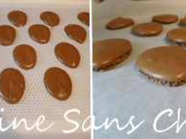Macarons oeufs de Pâques à la ganache montée au chocolat - Préparation etape 15
