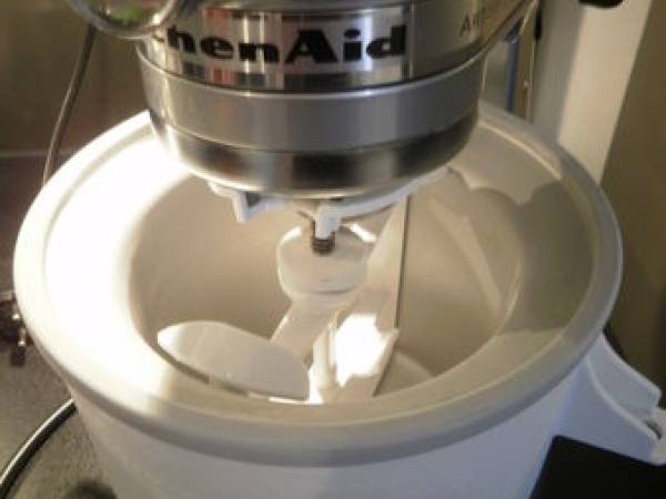 Glace au Salidou. - Préparation etape 1