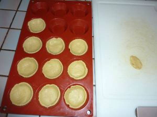 Mini-tartelettes aux poireaux et aux fruits de mer - Préparation etape 5