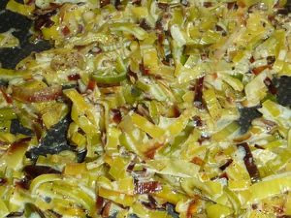 Mini-tartelettes aux poireaux et aux fruits de mer - Préparation etape 6