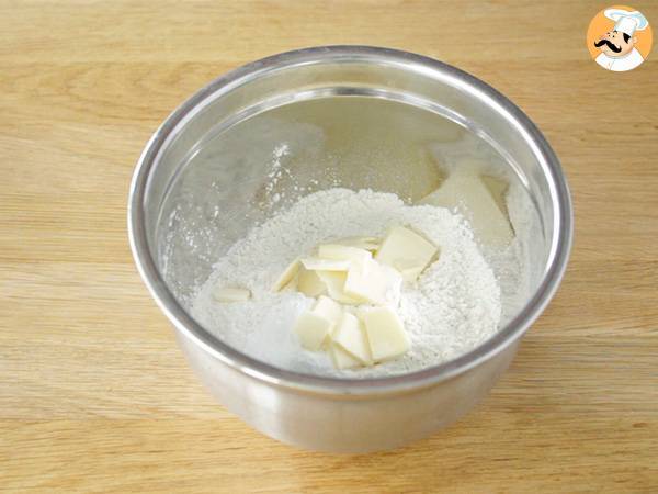 Scones au saumon fumé et aneth - Préparation etape 1