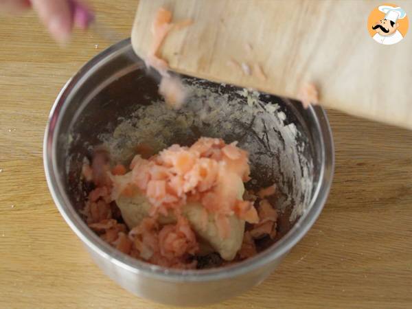 Scones au saumon fumé et aneth - Préparation etape 3