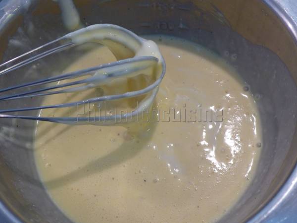 Quiche à la cancoillotte, pommes de terre et lardons - Préparation etape 2