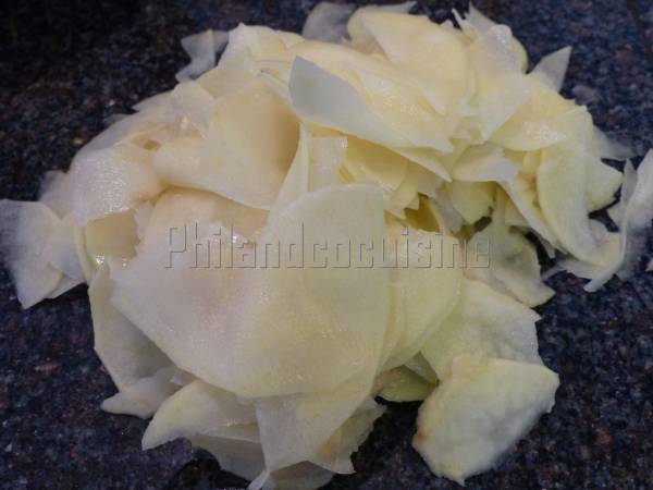 Quiche à la cancoillotte, pommes de terre et lardons - Préparation etape 3