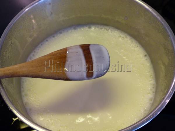 Crème express au citron - Préparation etape 2