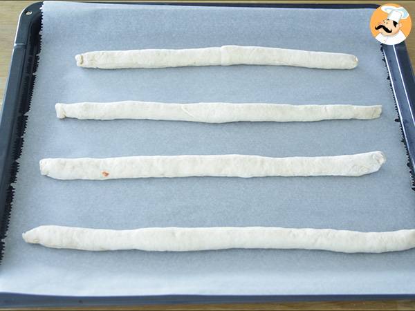 Petites ficelles au chorizo - Préparation etape 4