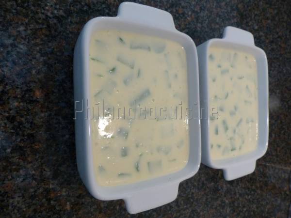 Flan d'asperges au parmesan et aux amandes - Préparation etape 5