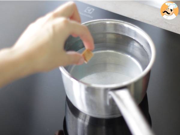 Risotto au fromage et au chorizo - Préparation etape 1