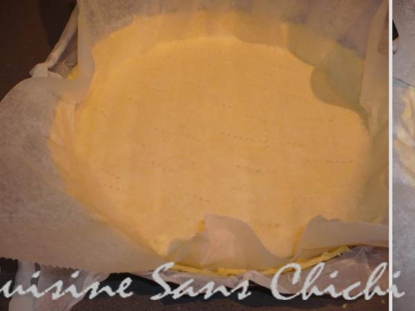 Tarte aux asperges et au fromage de chèvre - Préparation etape 1