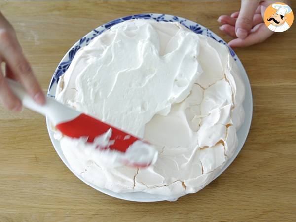 Pavlova aux fraises facile - Préparation etape 5