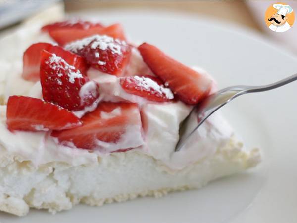 Pavlova aux fraises facile - Préparation etape 8