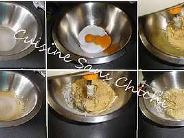 Tarte aux fraises, crème basilic et citron vert - Préparation etape 1