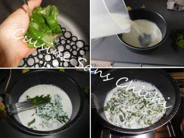 Tarte aux fraises, crème basilic et citron vert - Préparation etape 3