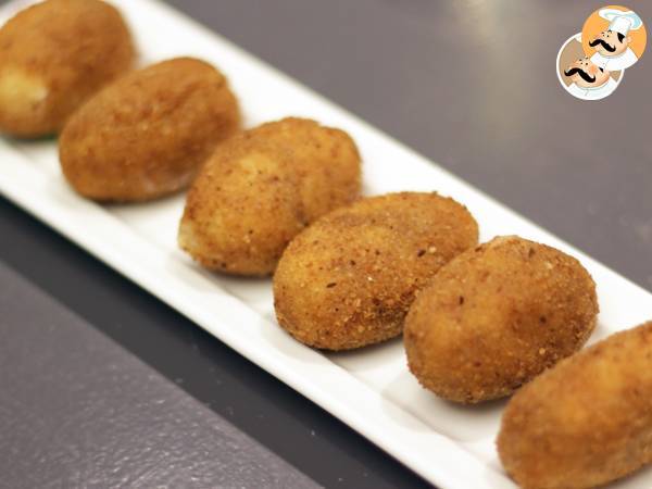 Croquetas au jambon serrano, les petites tapas espagnoles - Préparation etape 12