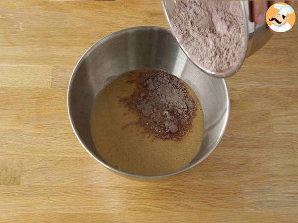 Guinness Cake, gâteau à la bière Guiness - Préparation etape 5